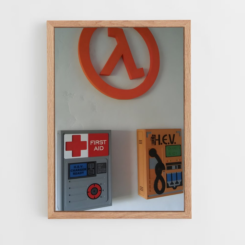 Poster Retro Gaming – affiche Half life (vue 4)